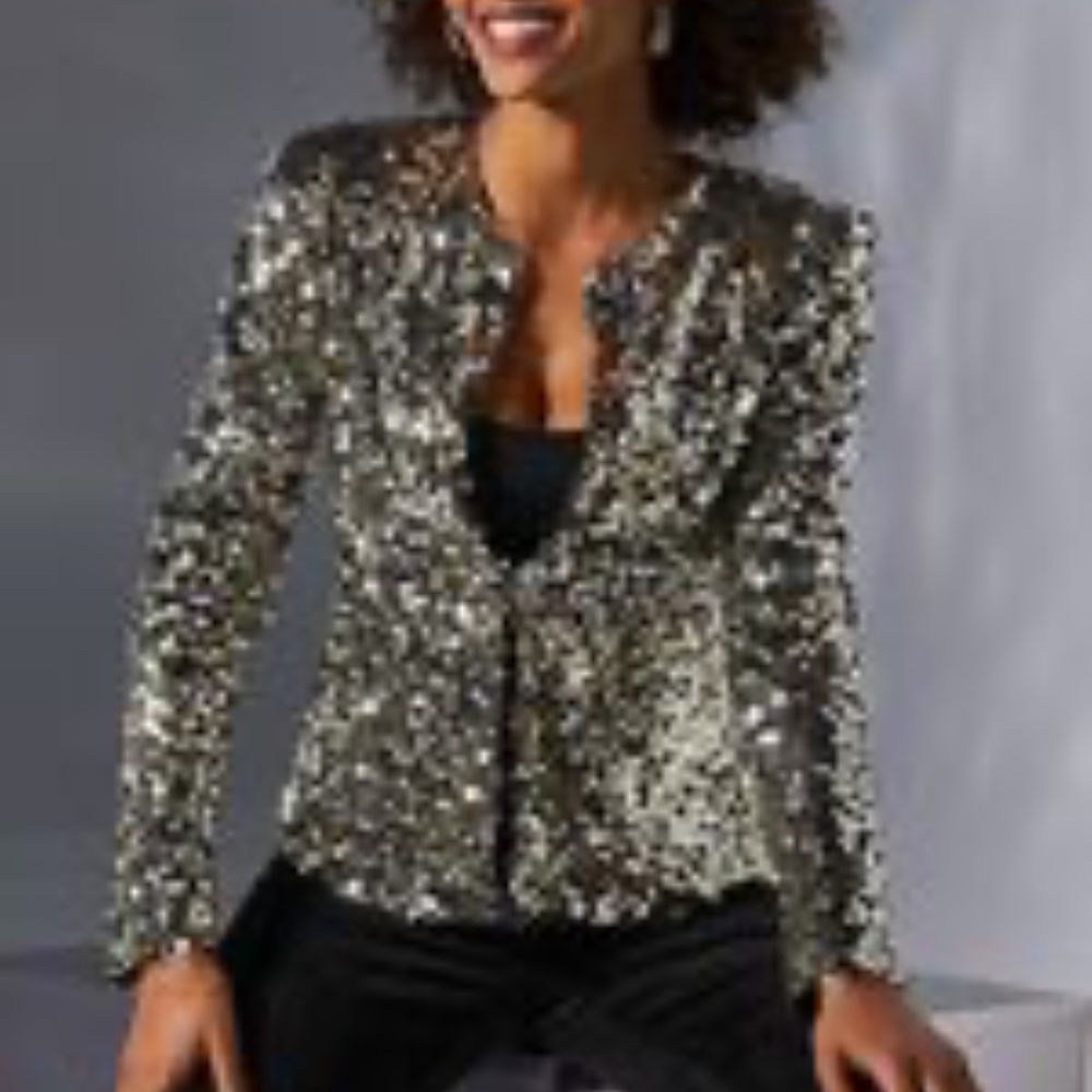 Boston Proper sequined jacket